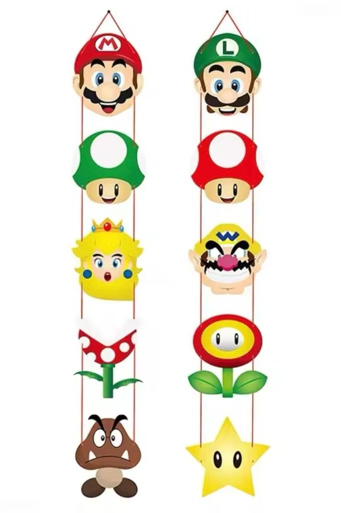 Pakket MARIO versieringen! Ballonnen, banner & taart toppers, Verzenden, Nieuw, Versiering, Verjaardag