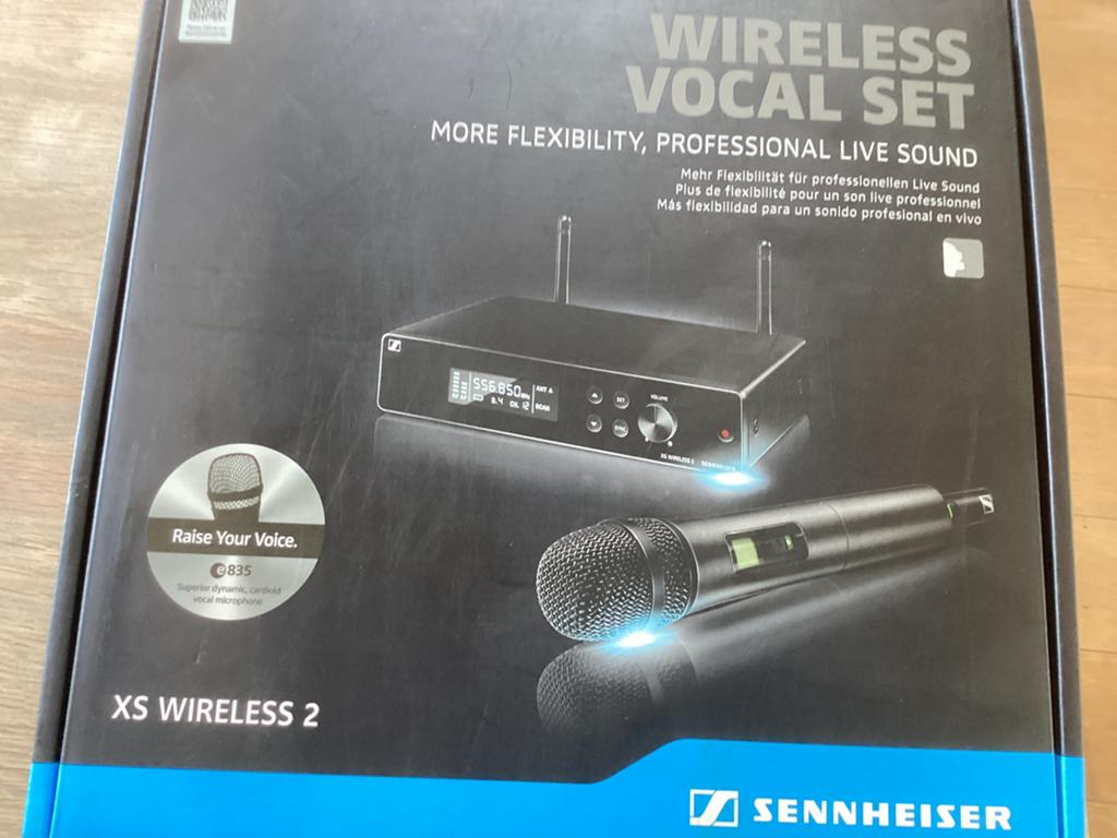 Sennheiser xs wireless 2 set, Muziek en Instrumenten, Microfoons, Ophalen of Verzenden, Zo goed als nieuw, Zangmicrofoon