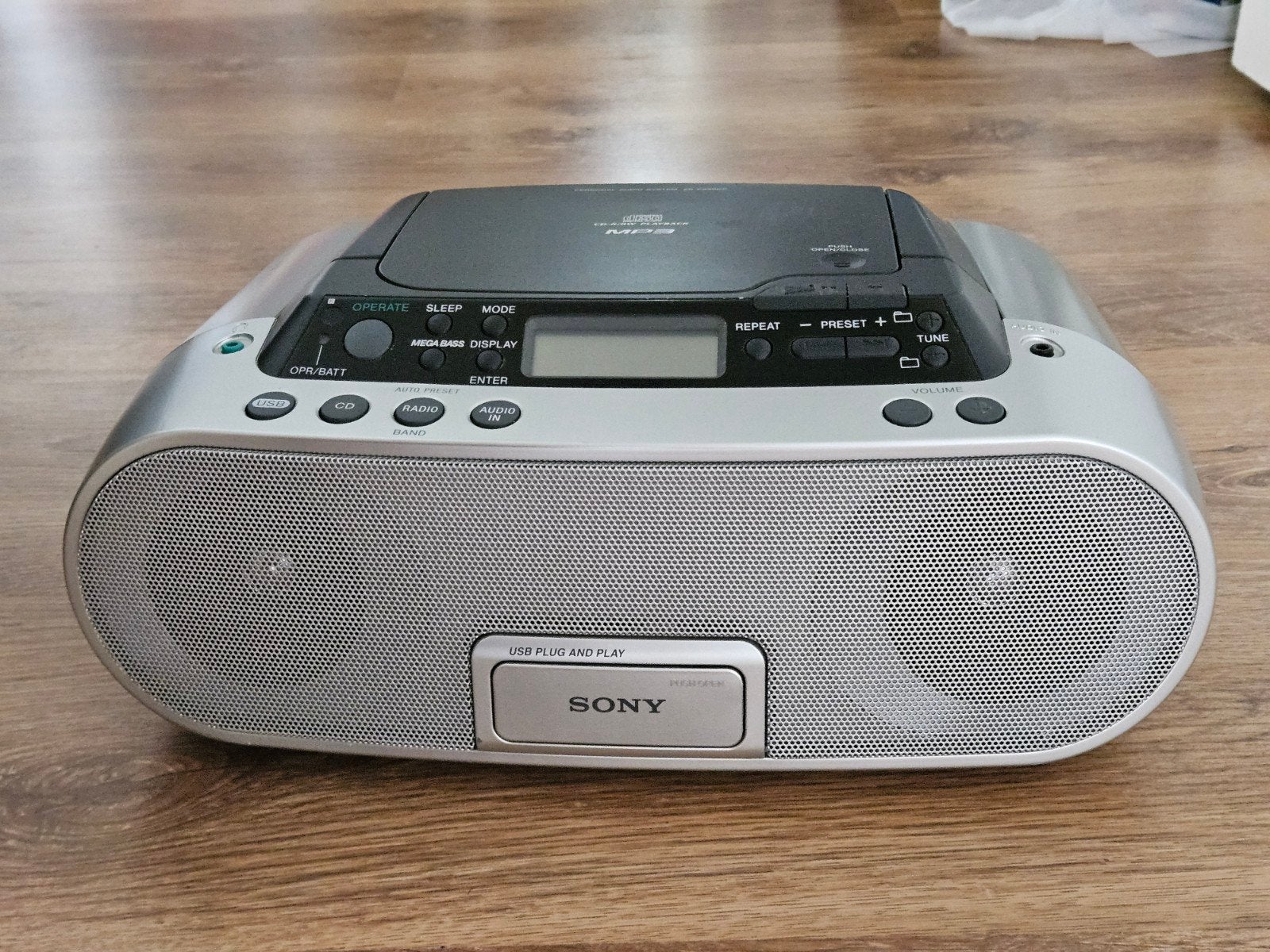 Sony ZS-PS20CP CD USB Radio Boombox, Ophalen of Verzenden, Gebruikt, Radio, Met cd-speler