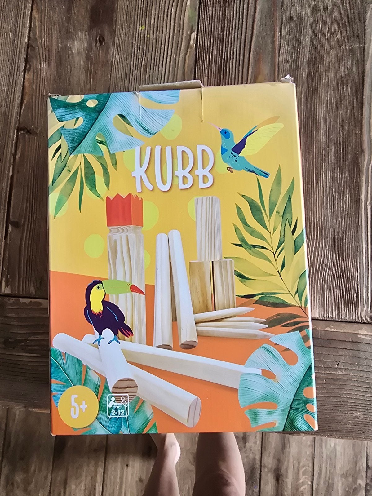 Kubb buitenspel - nieuw - Houten werpspel voor 5+, Ophalen of Verzenden, Nieuw, Jongen of Meisje