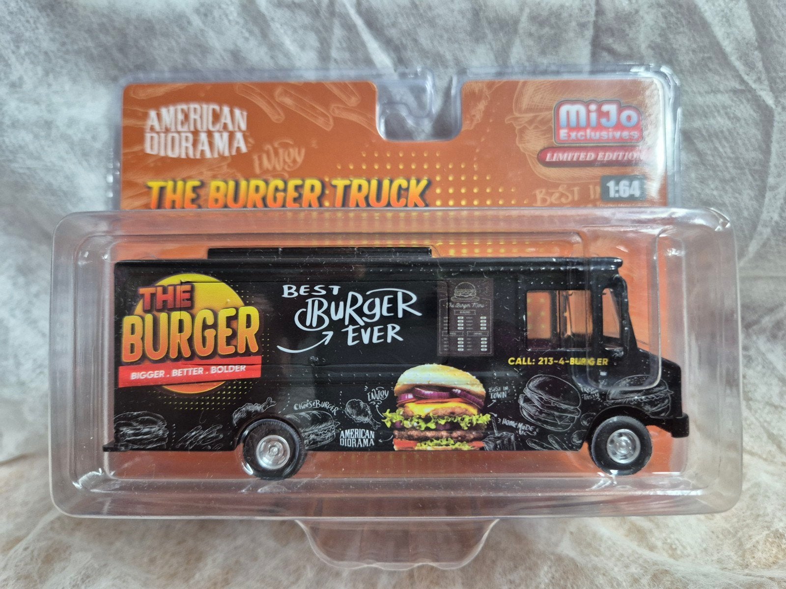 The Burger Truck - American Diorama, Ophalen of Verzenden, Nieuw, Bus of Vrachtwagen
