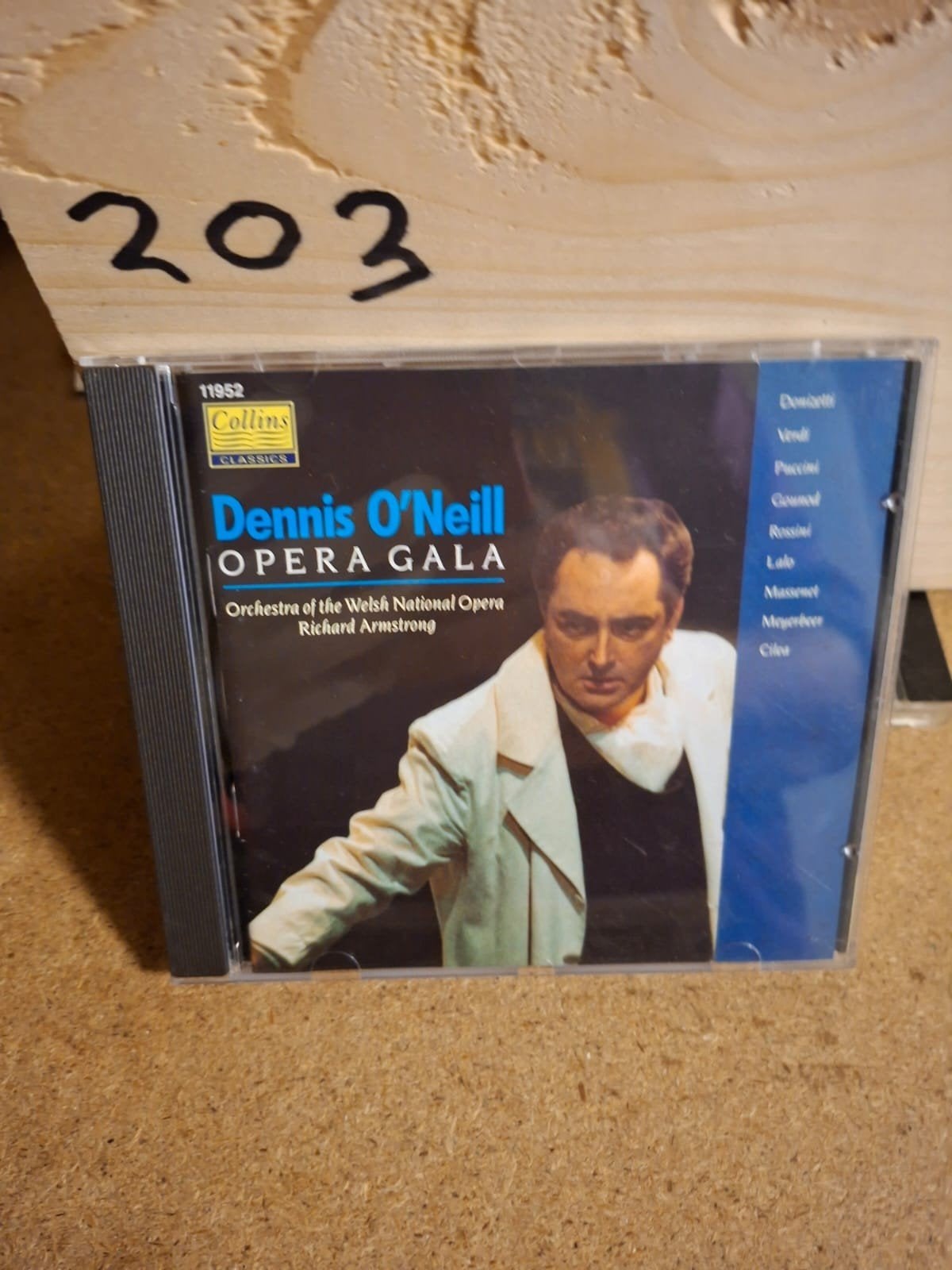 Dennis O'Neill Opera Gala CD - Collins Classics, Gebruikt, Verdi, Opera of Operette, Ophalen of Verzenden