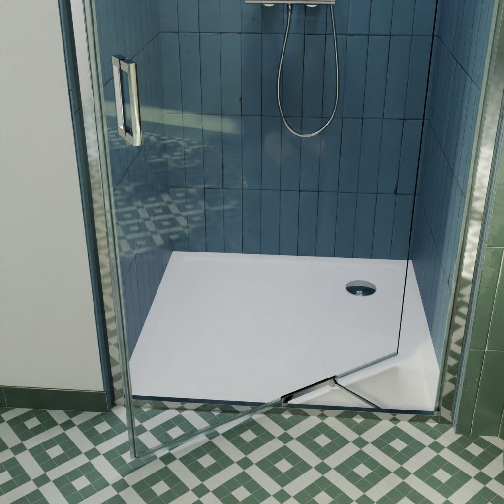 Luca Varess Vidor Douchedeur 90x190 cm, Ophalen, Nieuw, Chroom, Douche