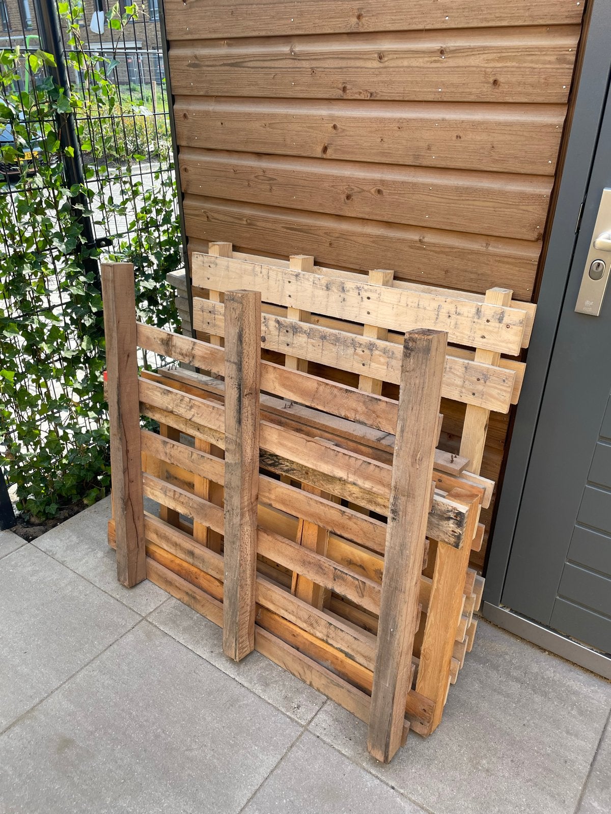 Gebruikte houten pallets, Ophalen, Gebruikt, Hout