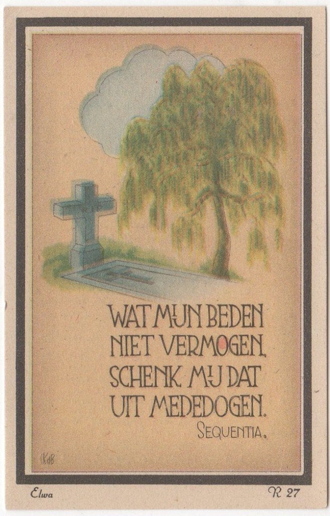 Gerarda J. Albers 1879 Steenderen + 1948 Zutphen, 69 jaar, Verzenden