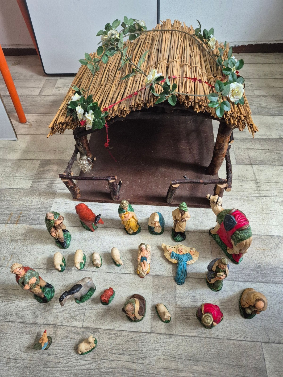 Complete - Kerststal met Kerstgroep, Ophalen, Gebruikt