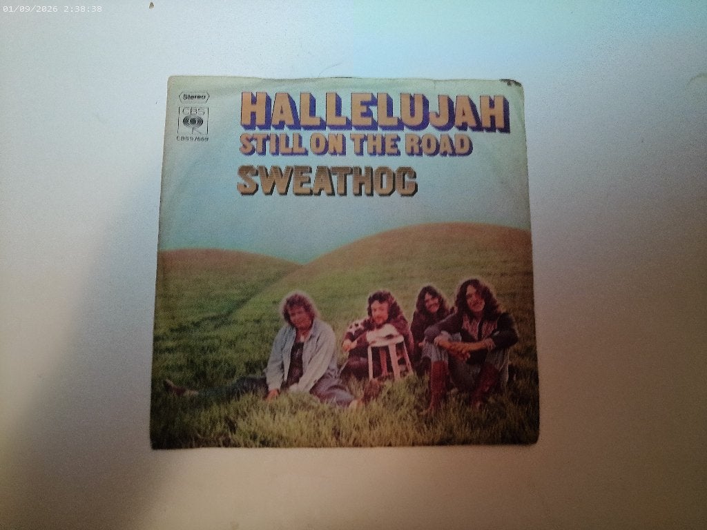 Sweathog - Hallelujah / Still on the road, Cd's en Dvd's, Vinyl Singles, Gebruikt, Fotohoes, 7 inch, Ophalen of Verzenden