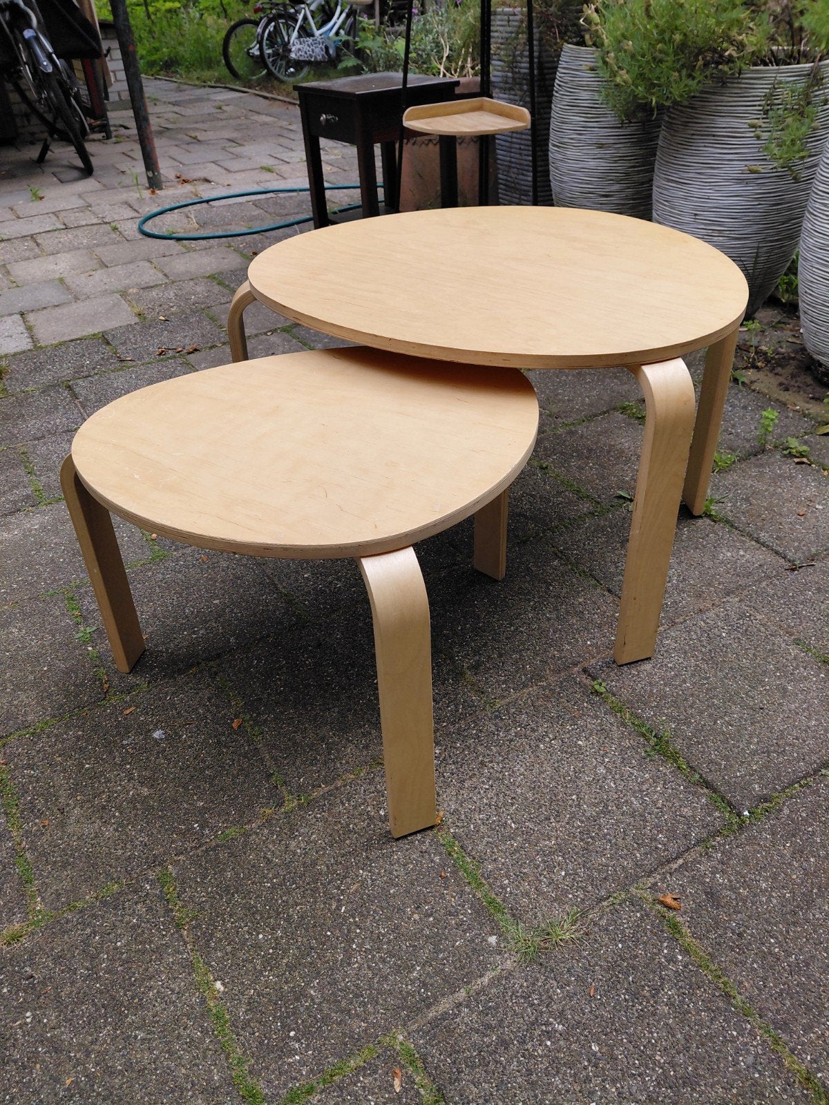 IKEA Svalsta salontafel en bijzettafel set, Ophalen, Minder dan 45 cm, Gebruikt, Modern, Scandinavisch