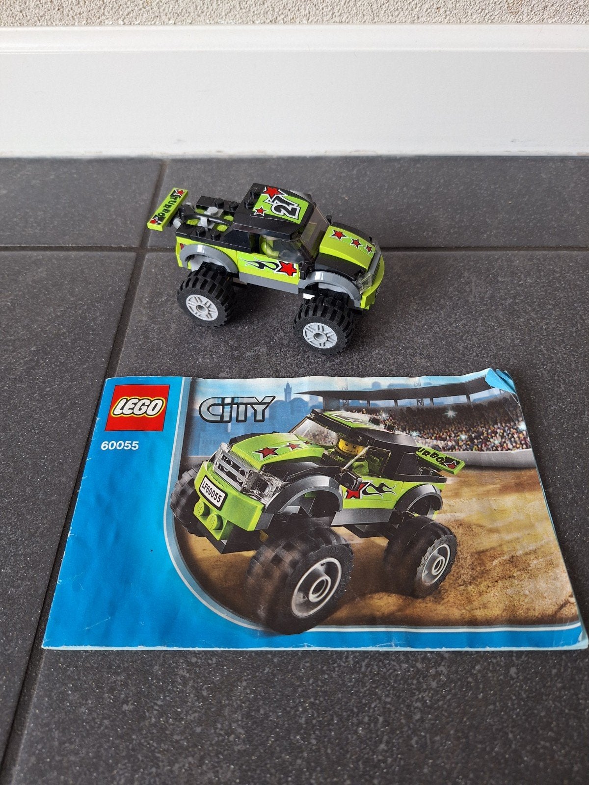 Lego City Monstertruck 60055 met instructieboekje, Ophalen, Lego, Compleet, Complete set