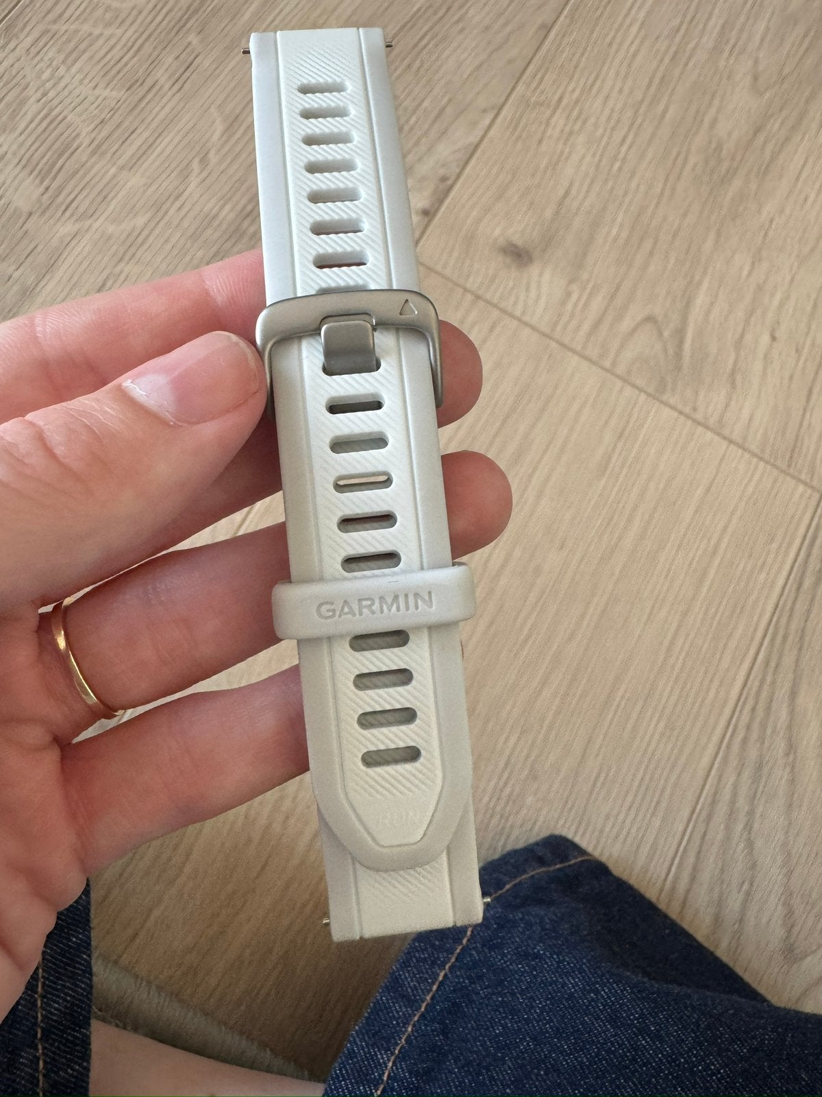 garmin silicon band, Ophalen of Verzenden, Zo goed als nieuw, Wit, IOS