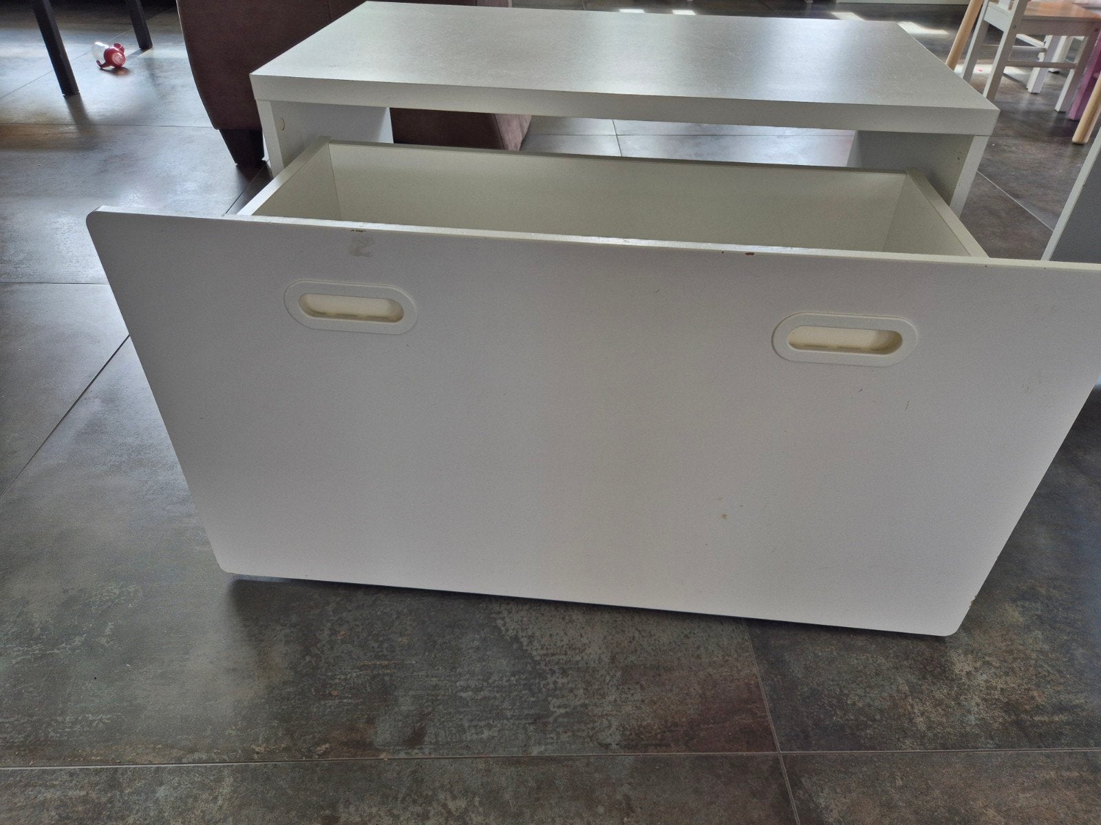 2x Speelgoedkist IKEA - Wit, Ophalen, Gebruikt, Jongen of Meisje