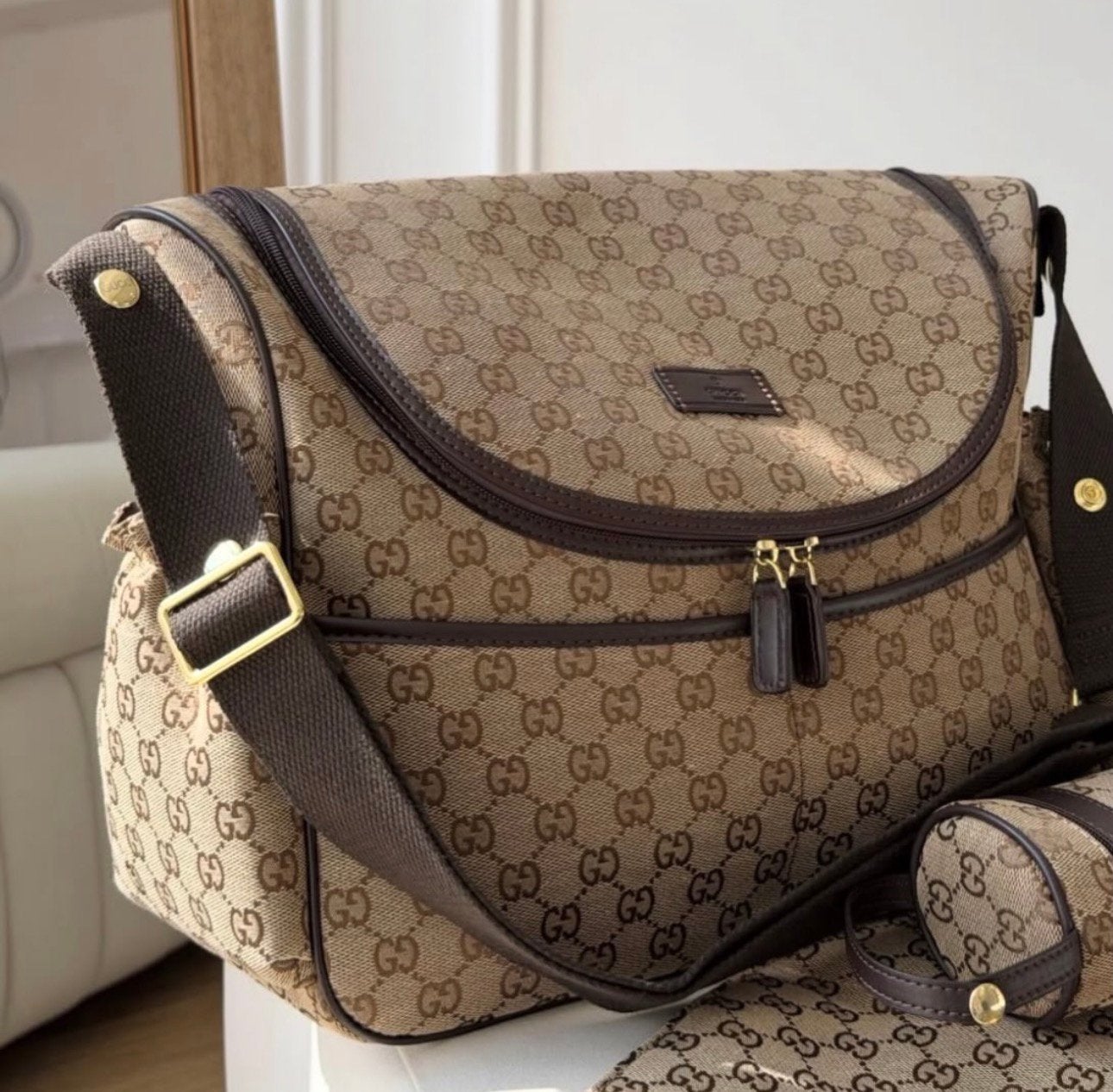 Gucci luiertas tekoop, Kinderen en Baby's, Ophalen, Zo goed als nieuw