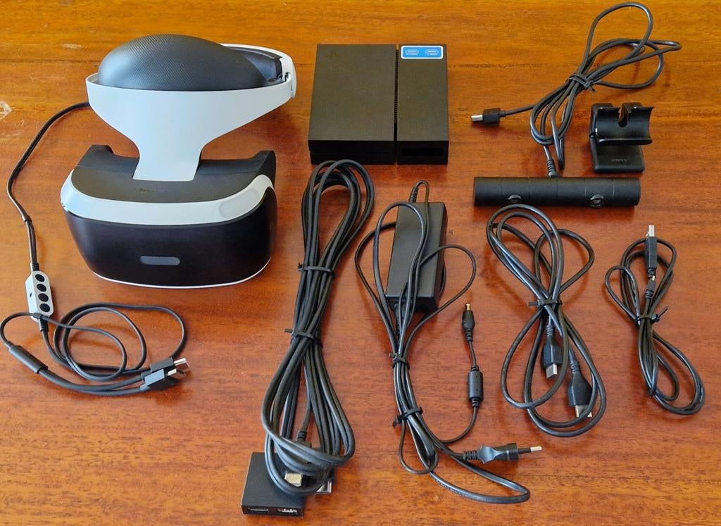 Playstation VR V1 (PS4 editie) set, CUH-ZVR1., Spelcomputers en Games, Virtual Reality, Zo goed als nieuw, Sony PlayStation, Ophalen of Verzenden