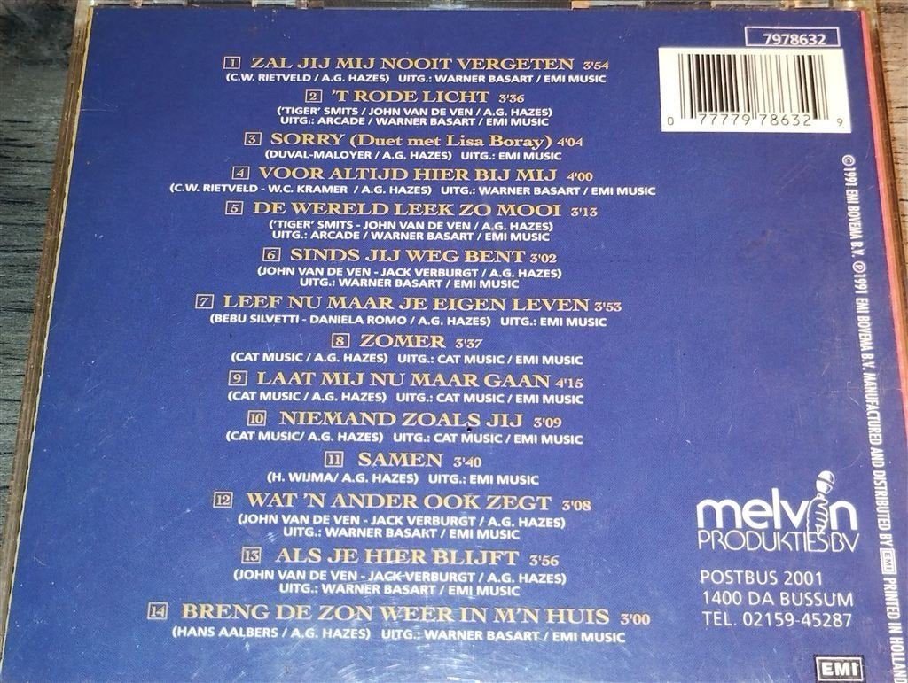 Andre Hazes - Samen, Ophalen of Verzenden, Zo goed als nieuw, Levenslied of Smartlap