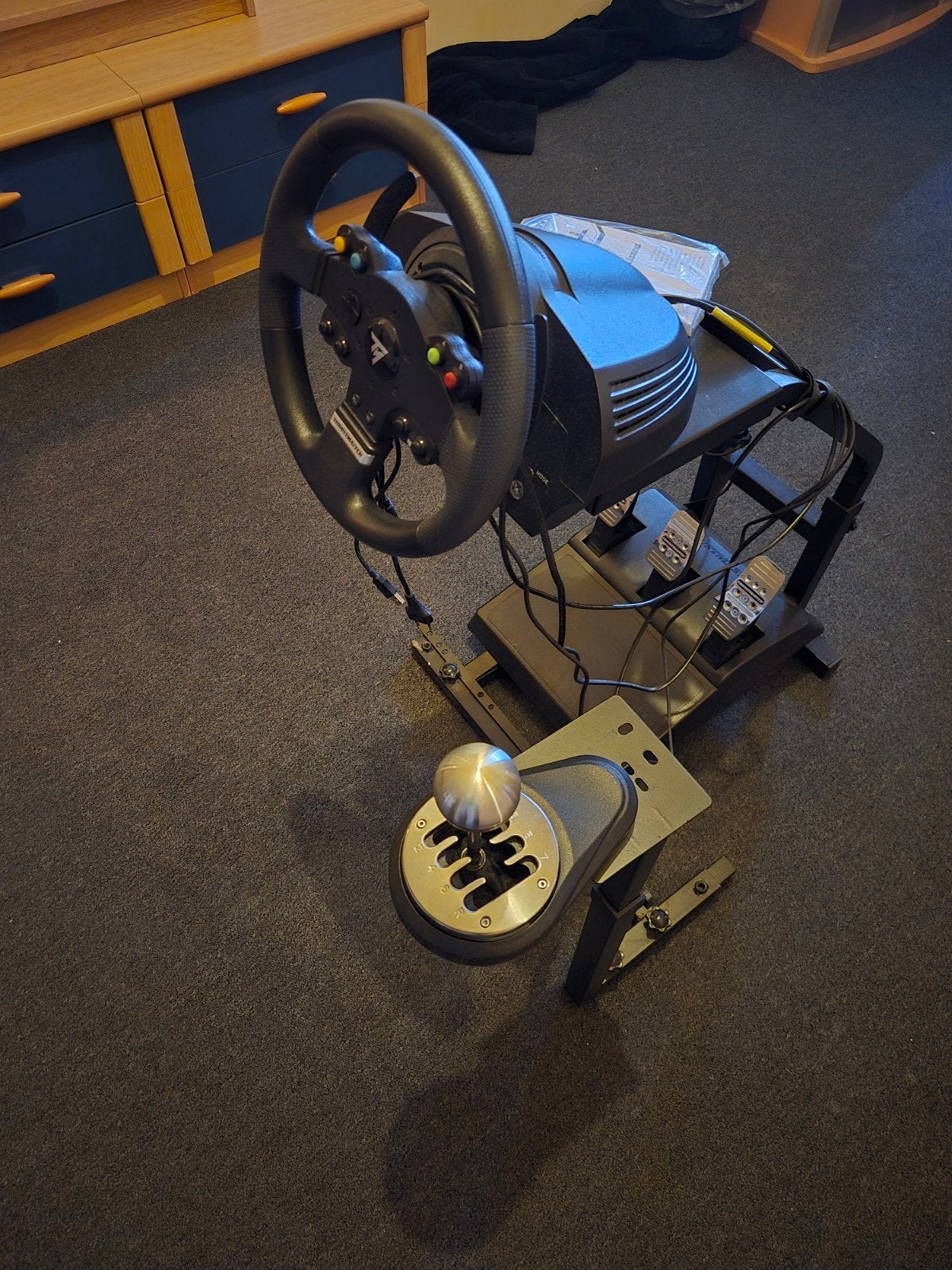 Thrustmaster TMX Pro, Pedalen, TH8A schakelpook en frame., Spelcomputers en Games, Ophalen, Racestuur, Force feedback, Zo goed als nieuw