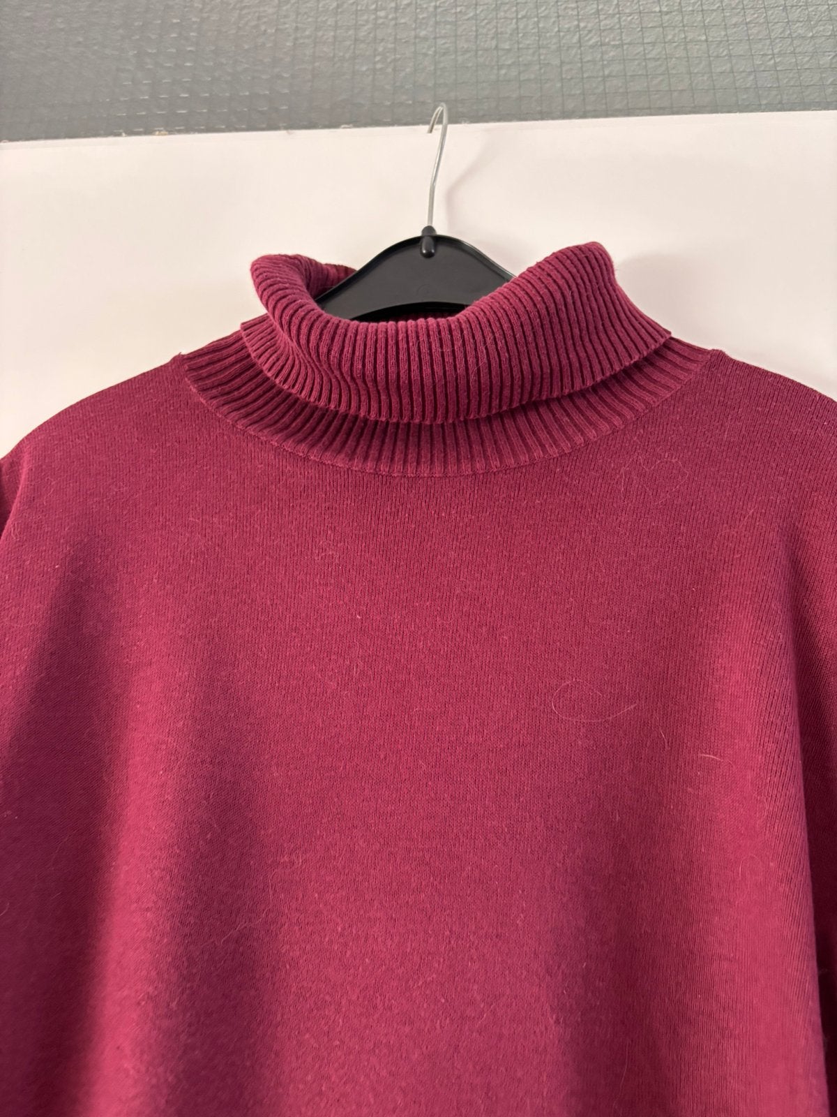 Bordeaux coltrui mt l, Ophalen of Verzenden, Zo goed als nieuw, Maat 42/44 (L), Rood