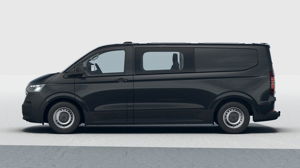 Volkswagen e-Transporter DC 32 L2H1 218pk 71 kWh | Trekhaak, Automaat, 12 maanden, Achterwielaandrijving, Zwart