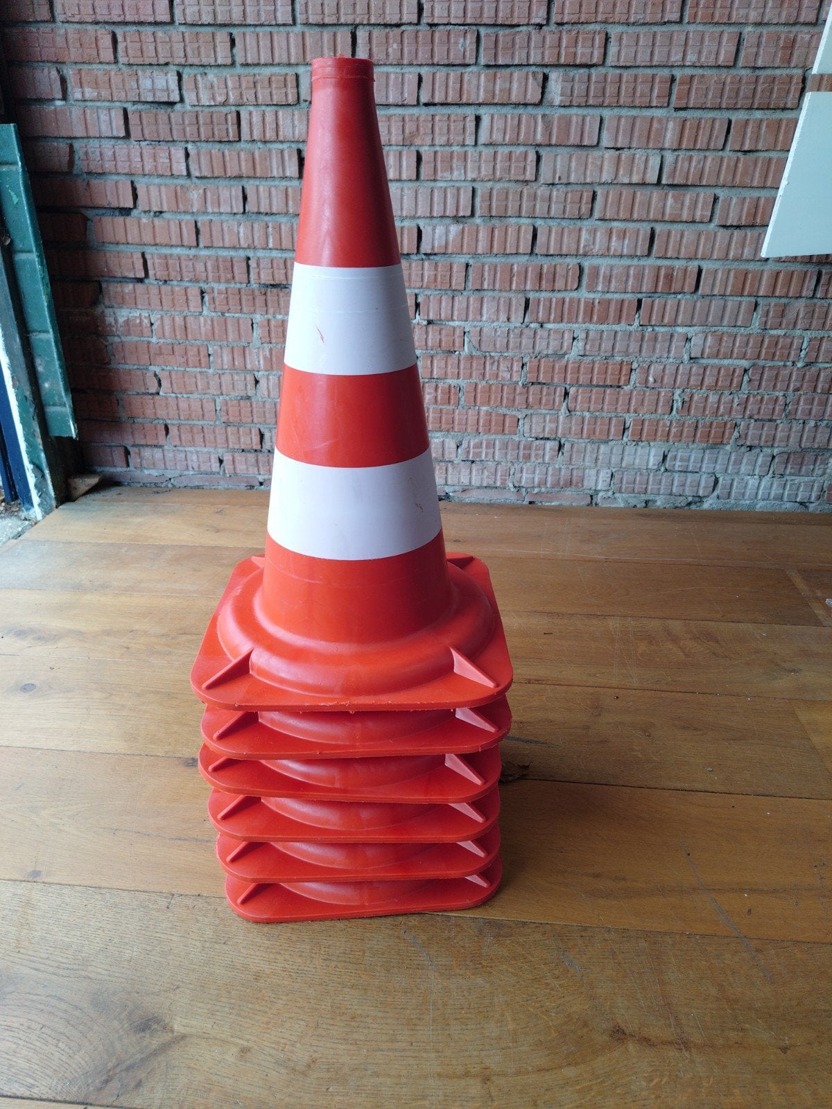afzet pion pionnen 6 stuks bijna nieuw, Ophalen of Verzenden, Zo goed als nieuw