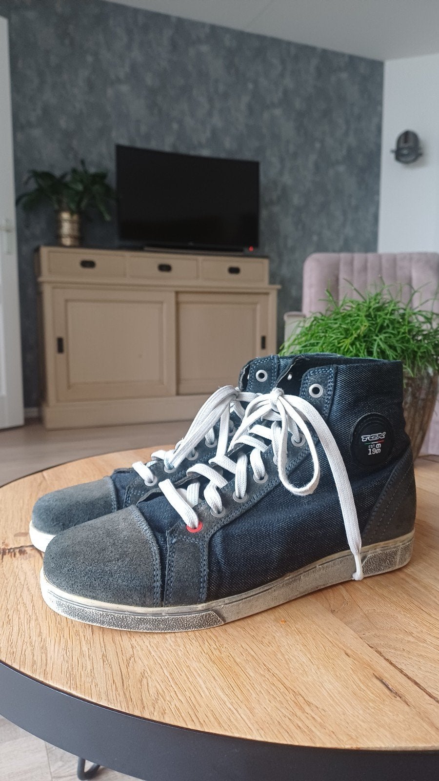 TCX X-Street Denim Motorschoenen Maat 41 - Nette Staat, Ophalen of Verzenden, Zo goed als nieuw, Zwart
