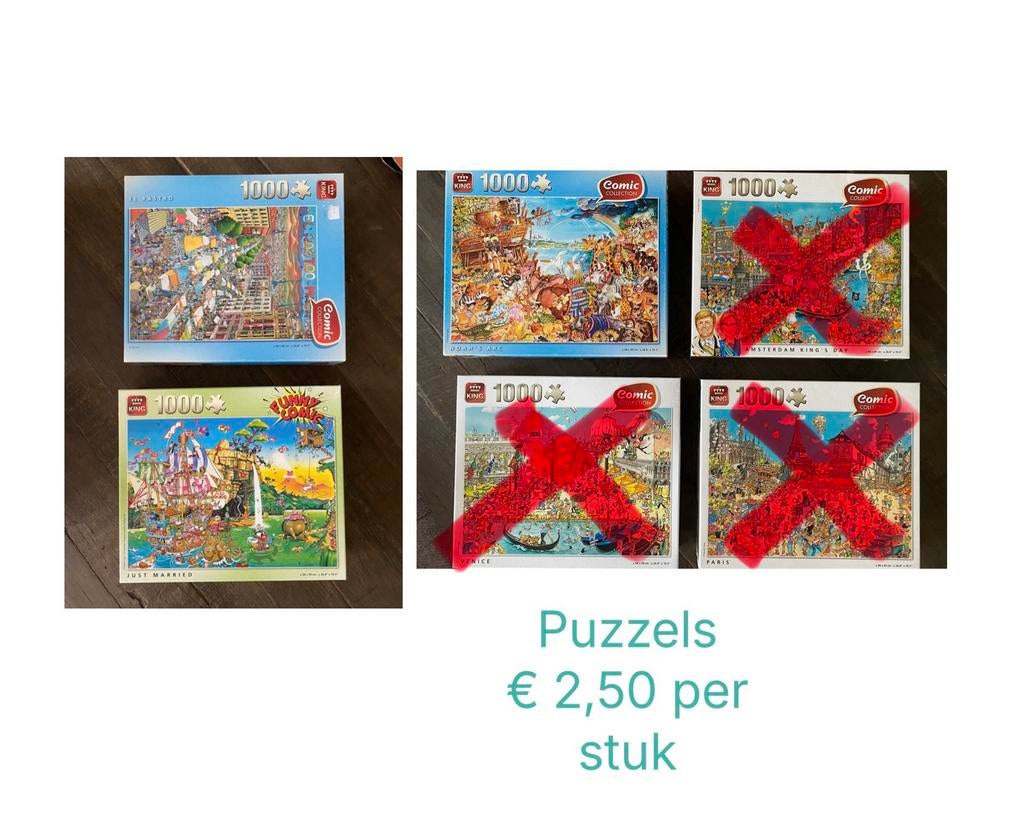 Puzzels, Ophalen of Verzenden, 500 t/m 1500 stukjes, Zo goed als nieuw