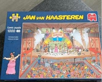 Jan van Haasteren Eurosong Contest 1000 stuks, Ophalen of Verzenden, 500 t/m 1500 stukjes, Zo goed als nieuw