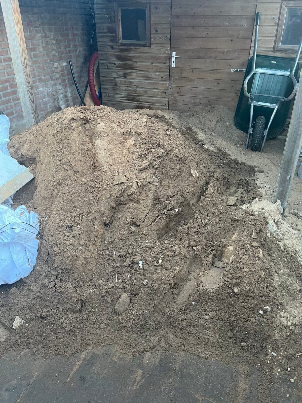 Ophoogzand gratis afhalen, Tuin en Terras, Zand, Ophalen, Zo goed als nieuw, Ophoogzand