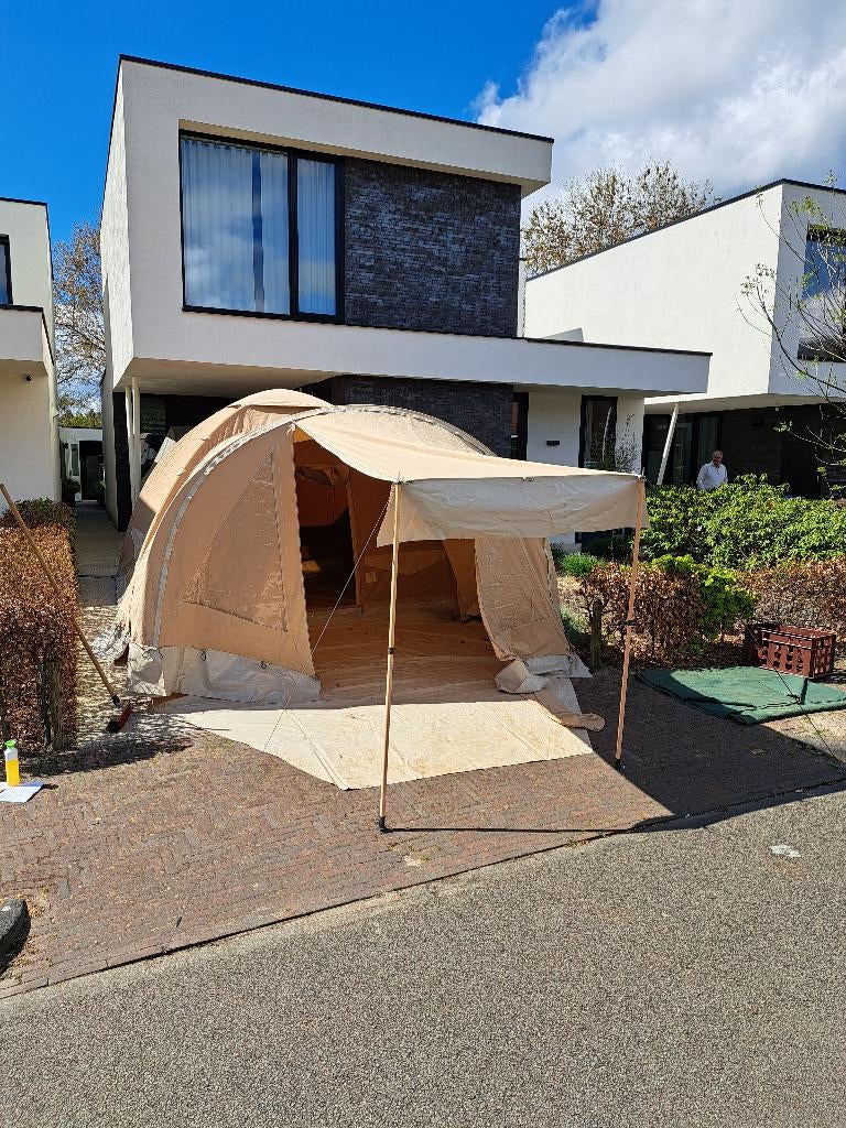 Karsten tent 350, Caravans en Kamperen, Ophalen, Zo goed als nieuw, Tot en met 4