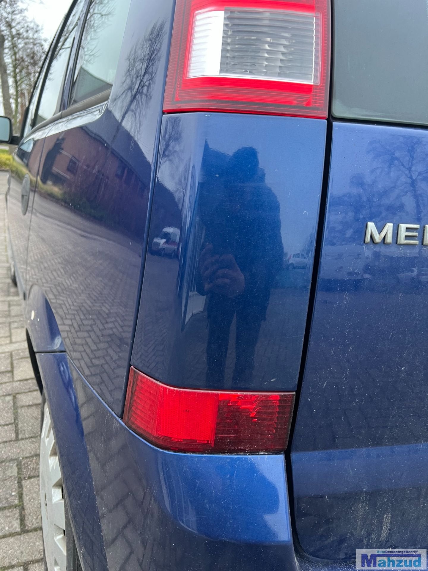 OPEL MERIVA A Blauw Z21B links achterkap mistlamp 2003-2010, Gebruikt, Opel Automobile GmbH, Ophalen of Verzenden, Kontakt@opel-infoservice.de