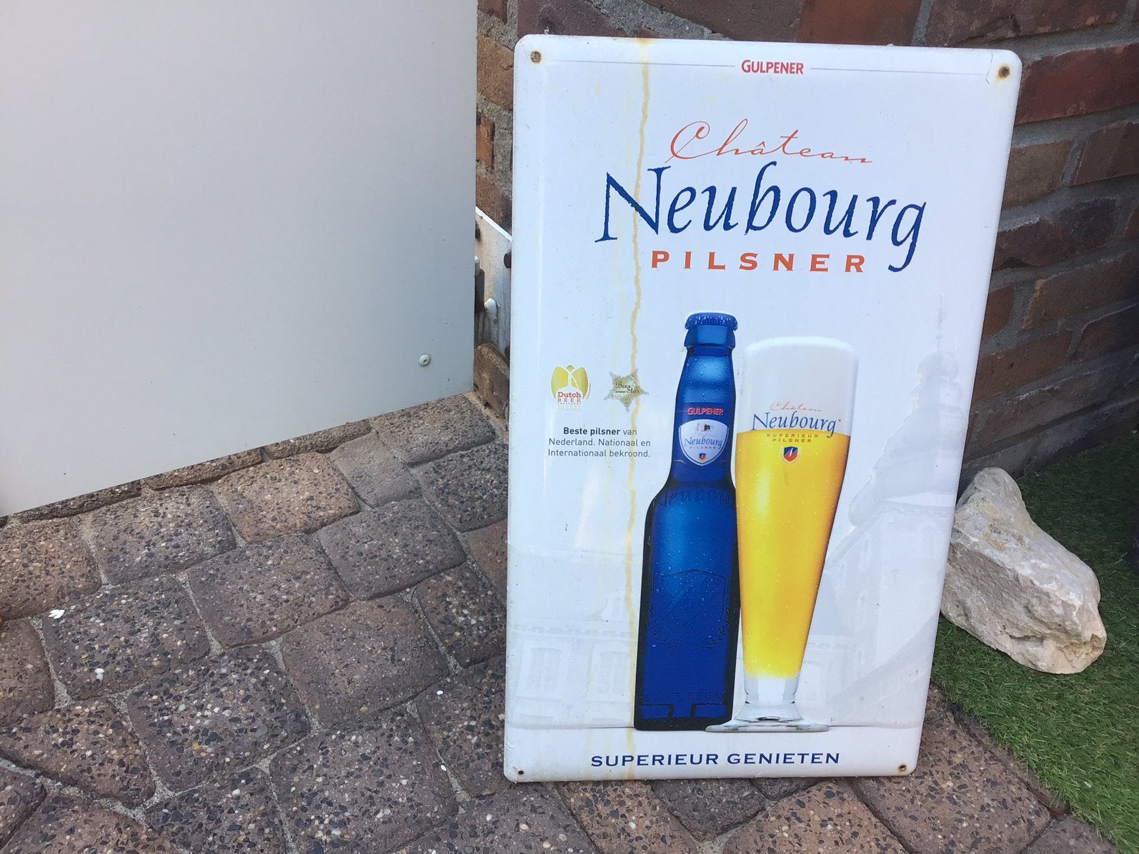 Reclamebord, Ophalen of Verzenden, Zo goed als nieuw, Reclamebord
