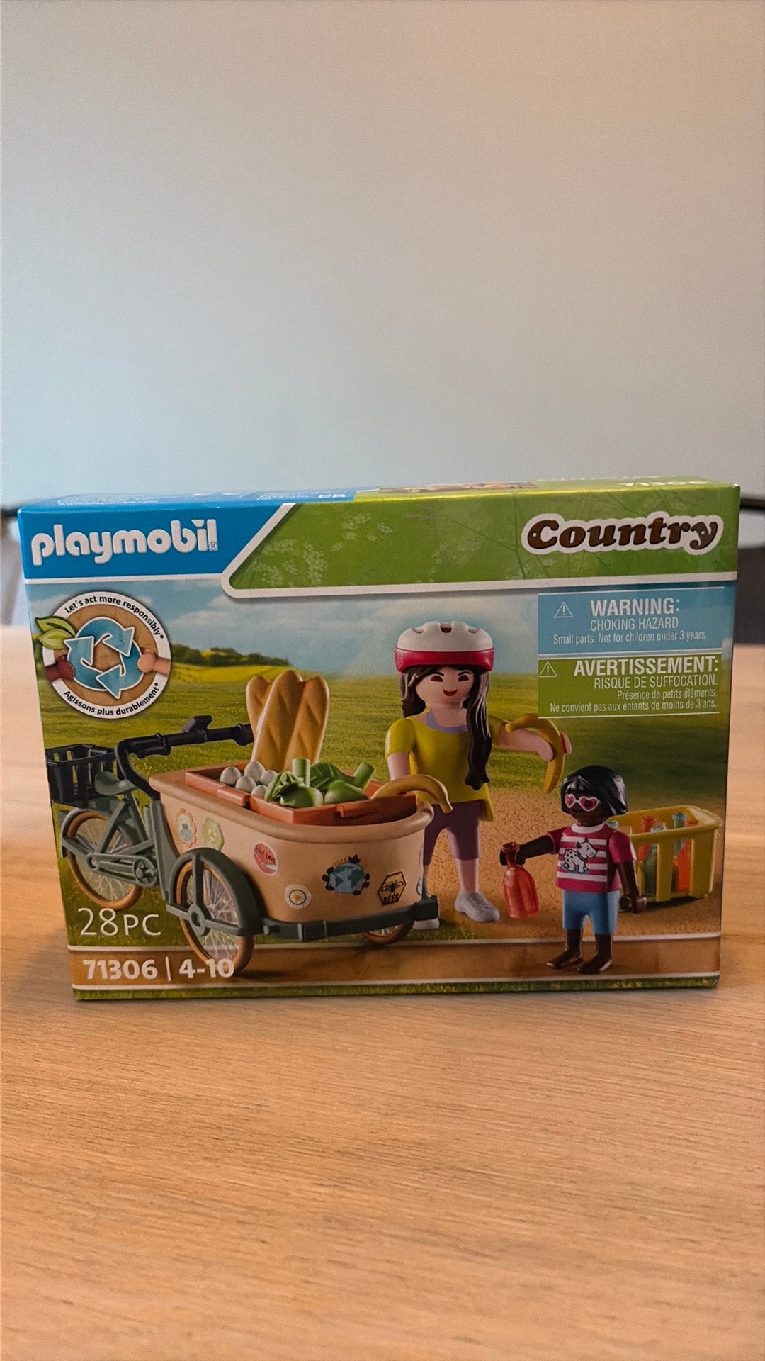 Playmobil 71306 vrachtfiets nieuw in doos, Ophalen, Zo goed als nieuw