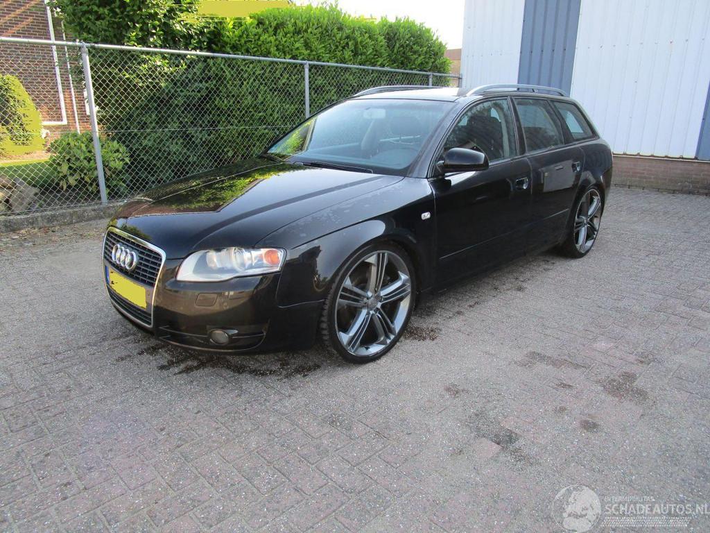 Audi A4 3.0 TDI Quattro Leder 6-Bak (bj 2006), Overige carrosserieën, Zwart, Audi, Handgeschakeld