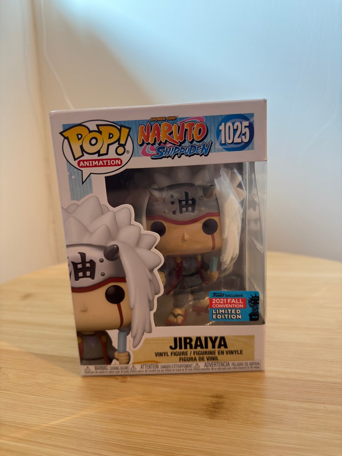 Funko Pop Naruto Shippuden Jiraiya 1025 Fall Convention 2021, Ophalen of Verzenden, Zo goed als nieuw