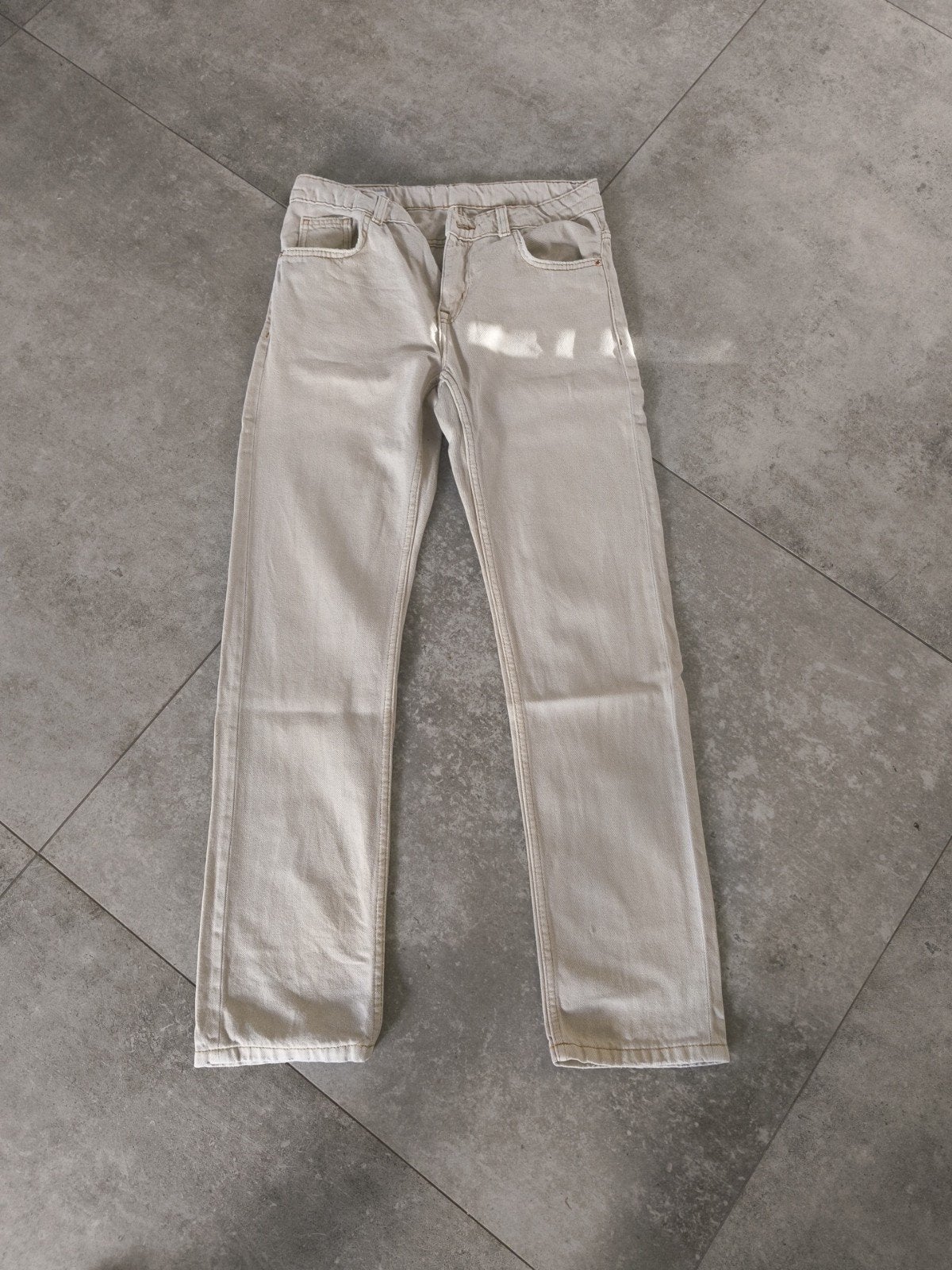 zara beige broek 164, Ophalen of Verzenden, Zara kids, Jongen of Meisje, Broek