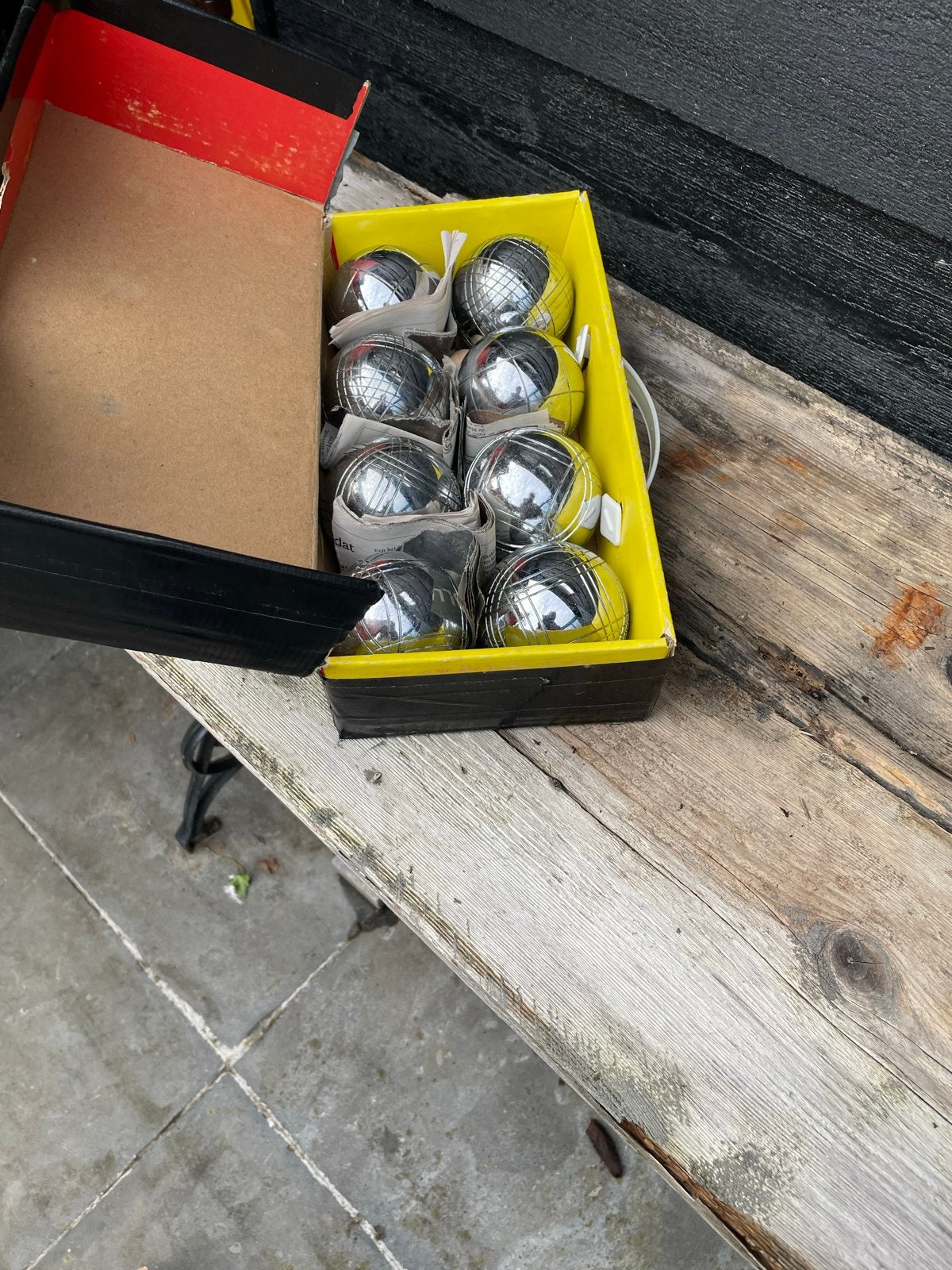 Petanque set - 8 ballen, Gebruikt, Ophalen of Verzenden, A, A