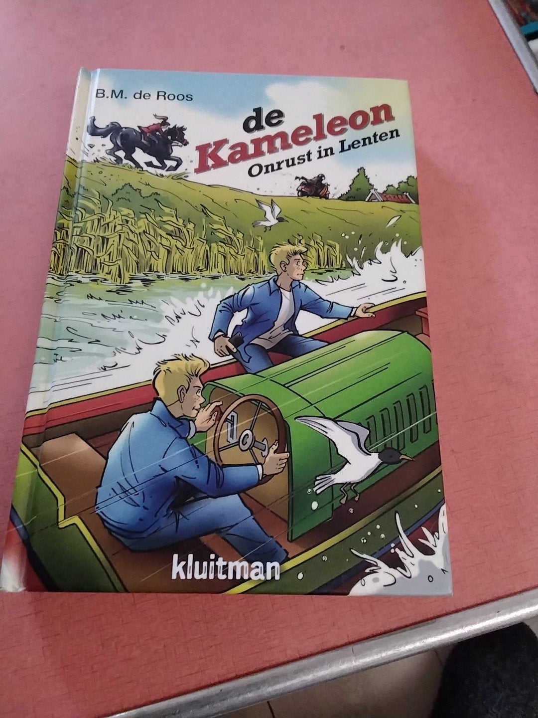 b.m de roos de kameleon onrust in letten € 10, Ophalen of Verzenden, Gelezen