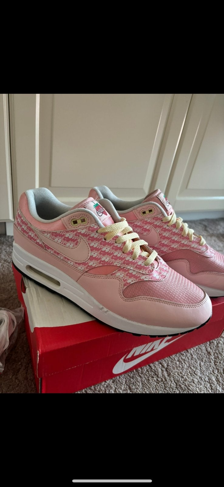 Nike air max 1 pink lemonade, Overige kleuren, Nieuw, Ophalen of Verzenden, Sneakers of Gympen