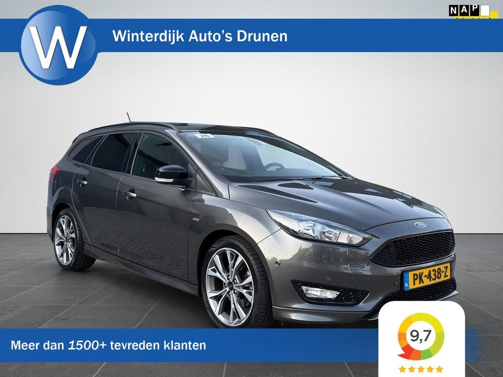 Ford Focus Wagon 1.5 ST-Line 182pk|Vol Optie|NAP|Camera|Led, Auto's, Euro 6, 4 cilinders, Origineel Nederlands, Handgeschakeld