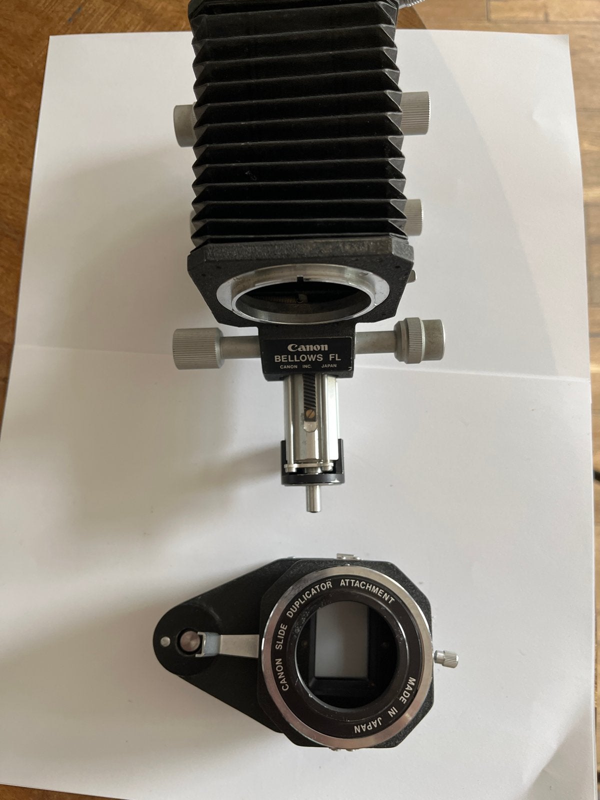 Canon Bellows FL met Slide Duplicator Attachment, Canon, Overige typen, Ophalen of Verzenden, Gebruikt