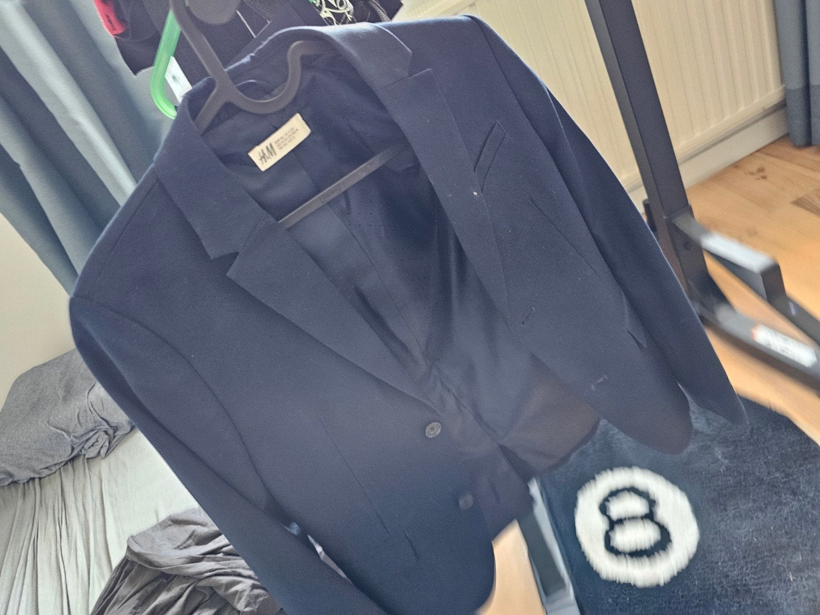 H&M Donkerblauw Pak (Colbert & Broek) - Maat 152cm, Blauw, Ophalen of Verzenden, Zo goed als nieuw, H&M