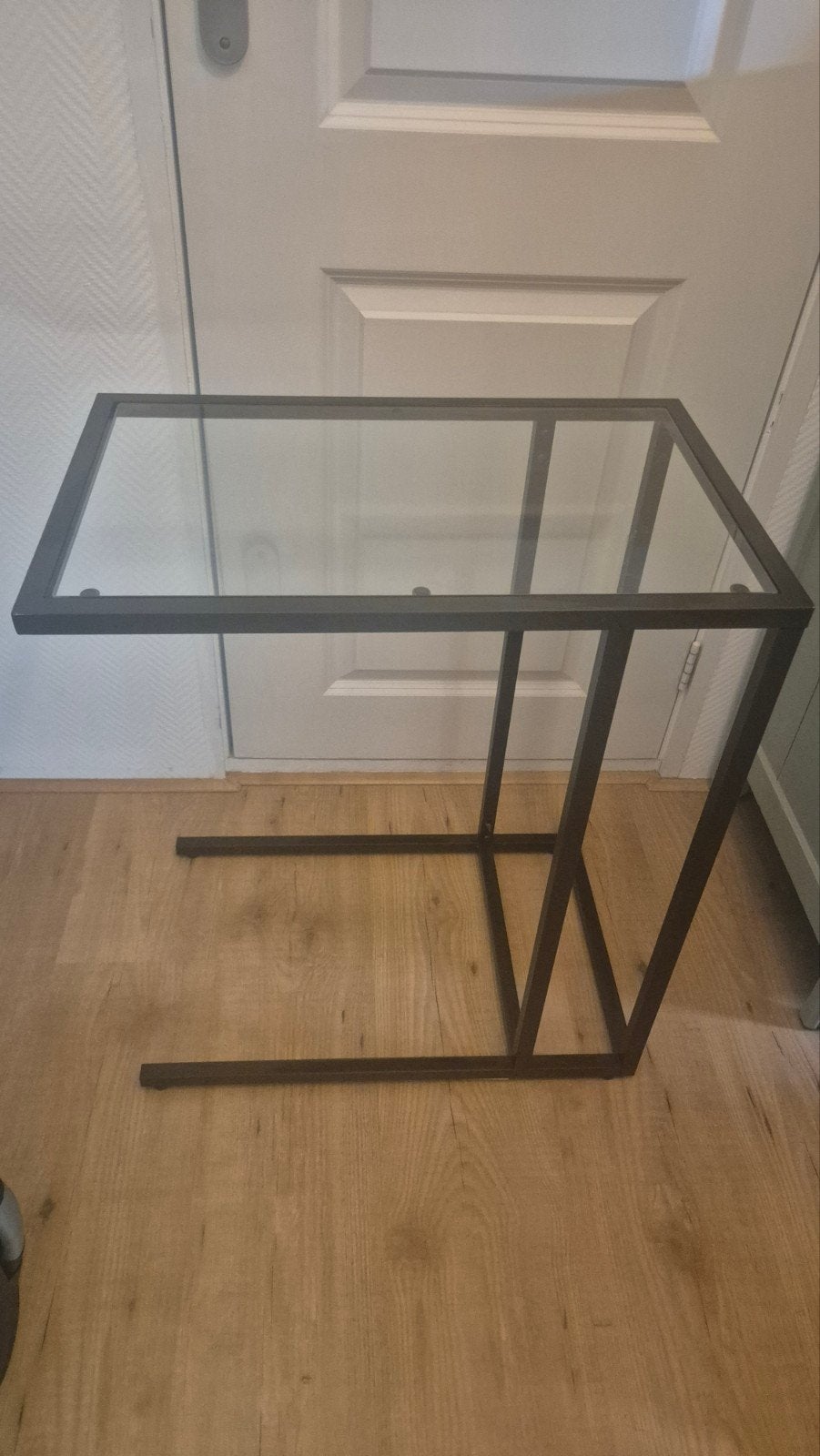 VITTSJÖ laptoptafel ikea, 55 tot 75 cm, Modern industrieel, Rechthoekig, Ophalen