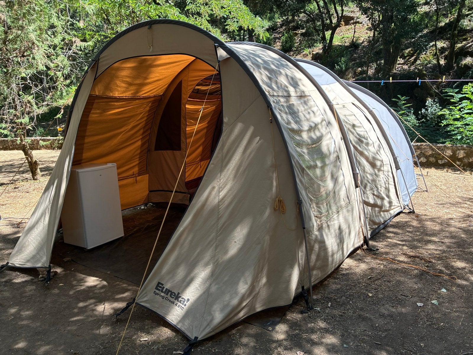Eureka! Spring Creek 4 BTC, Caravans en Kamperen, Tenten, Ophalen, Gebruikt, Tot en met 4