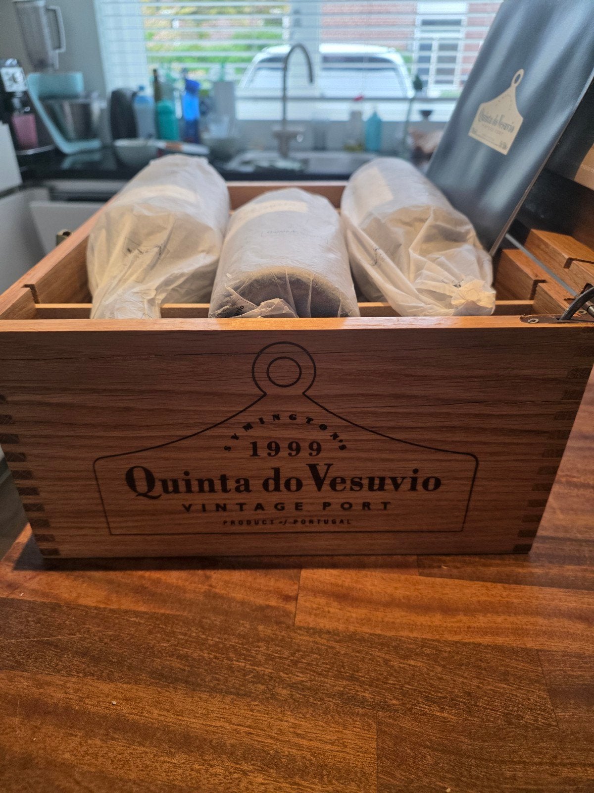 Quinta do Vesuvio Vintage Port 1999 - Exclusieve Kist, Verzamelen, Ophalen, Zo goed als nieuw, Overige gebieden, Port