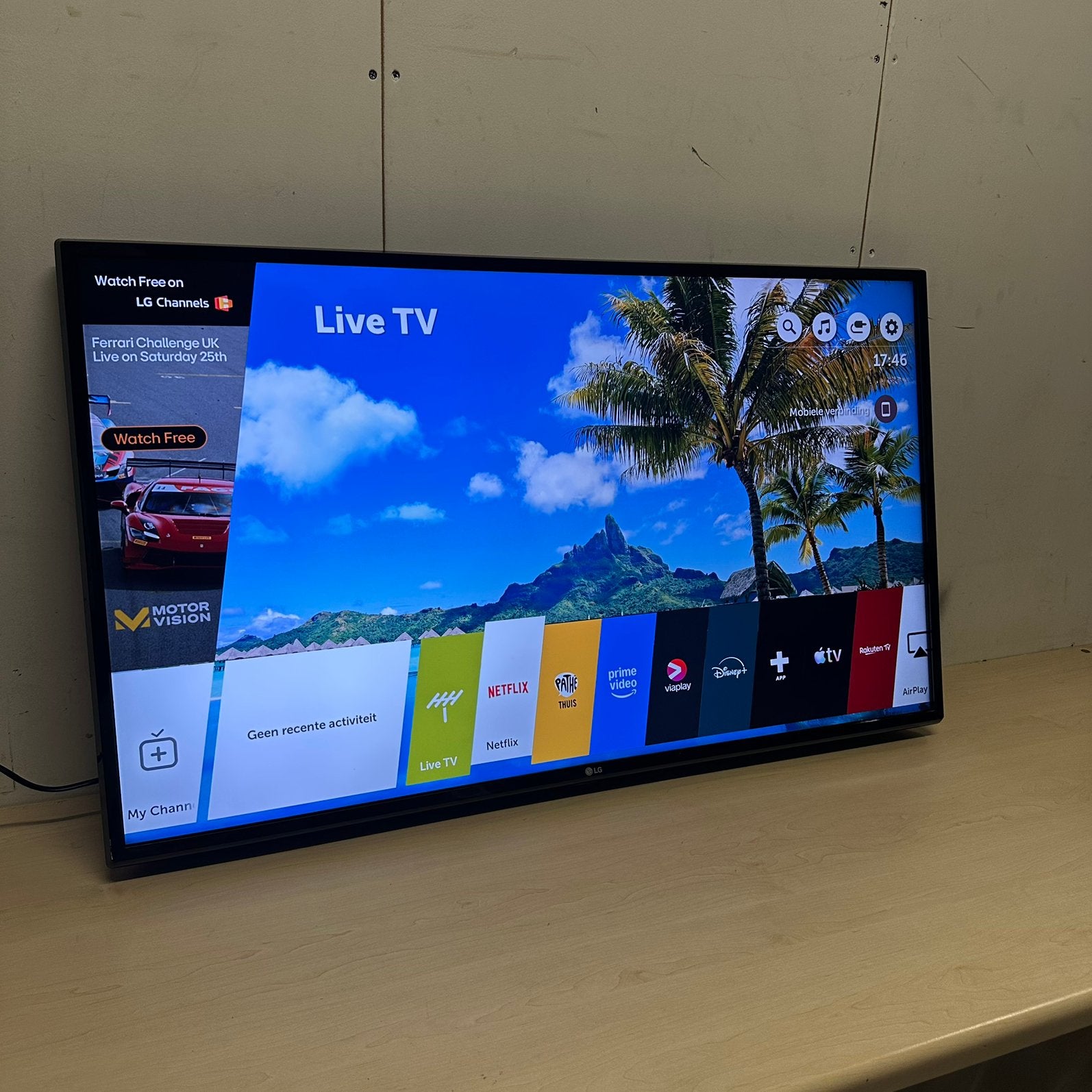 LG TV 43” 4K UHD beeldkwaliteit, Audio, Tv en Foto, Televisies, Ophalen, LED, 50 Hz, Zo goed als nieuw