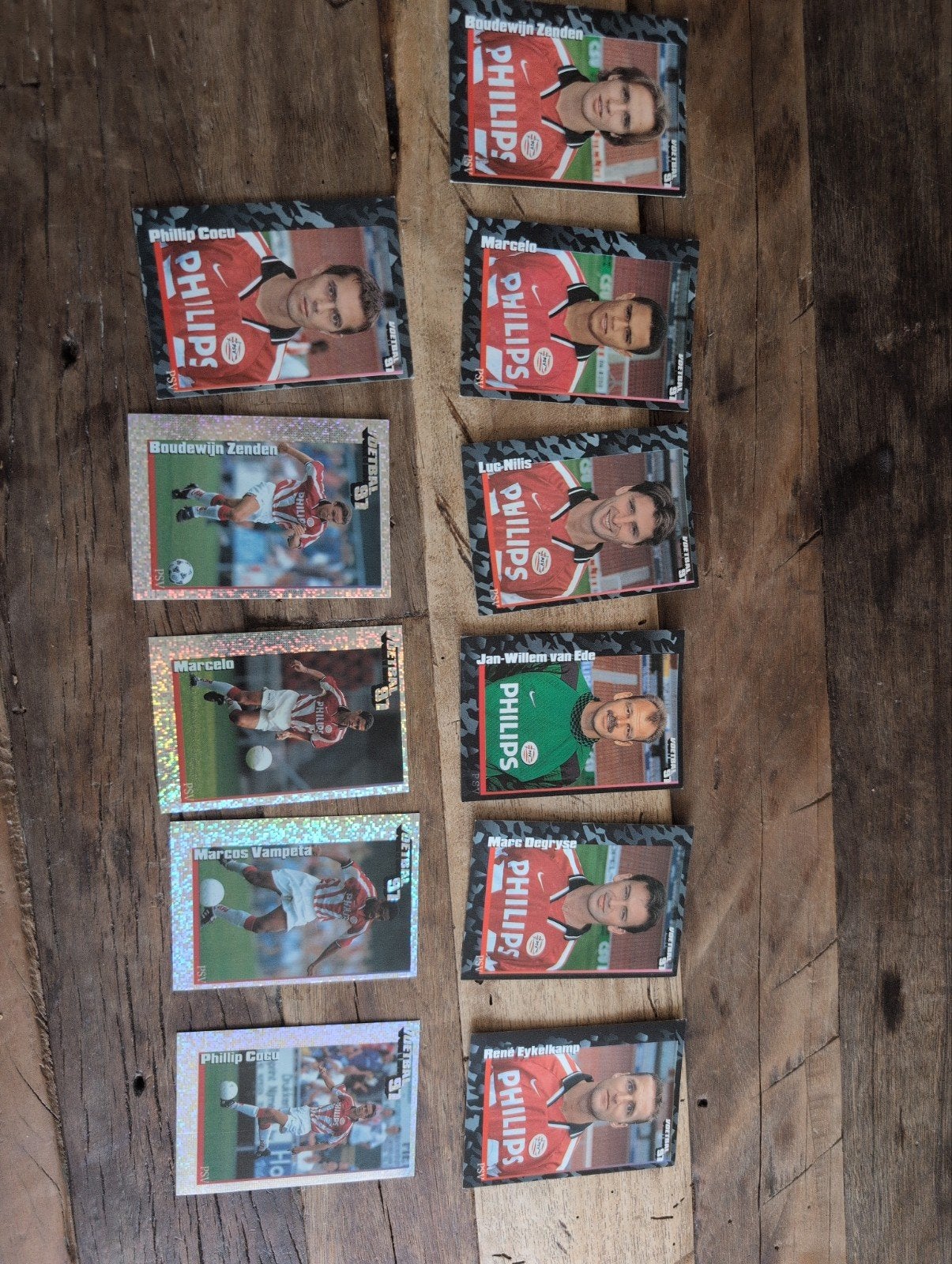 Voetbal 97 kaartjes psv, Ophalen of Verzenden