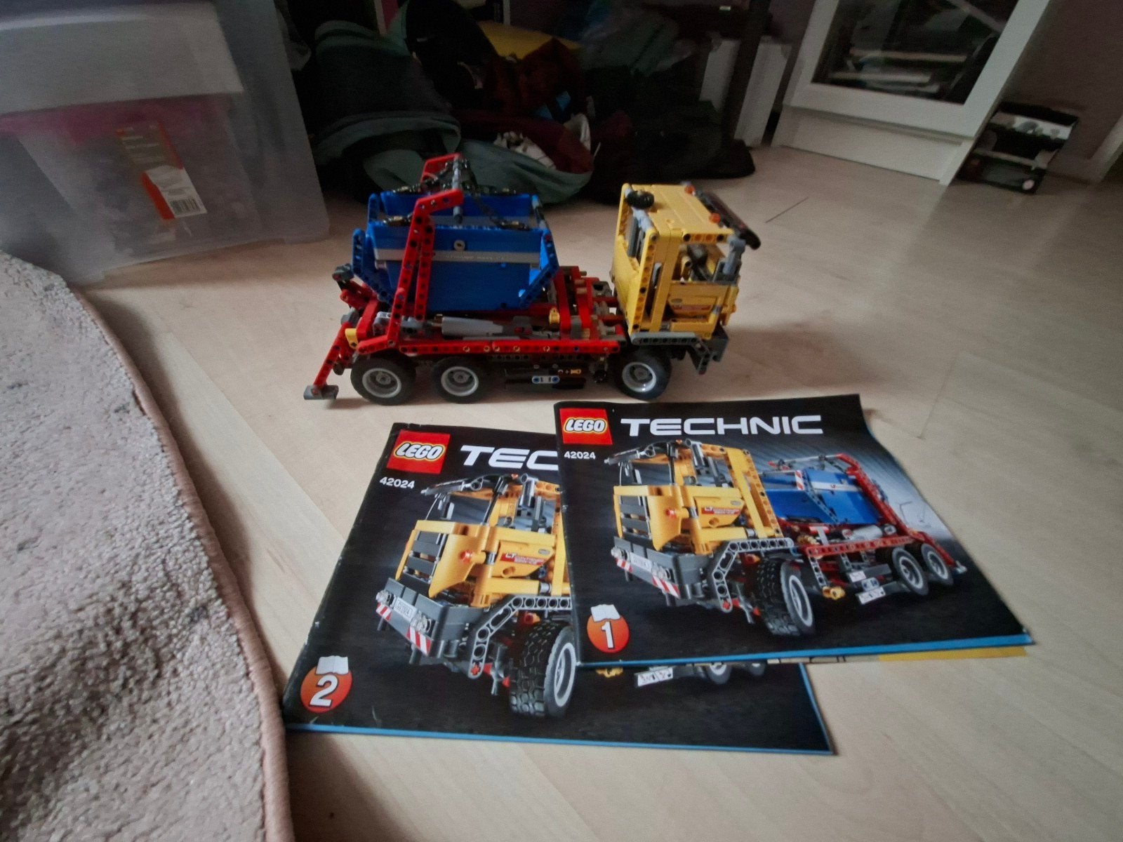 lego technic containerwagen, Kinderen en Baby's, Ophalen of Verzenden, Zo goed als nieuw