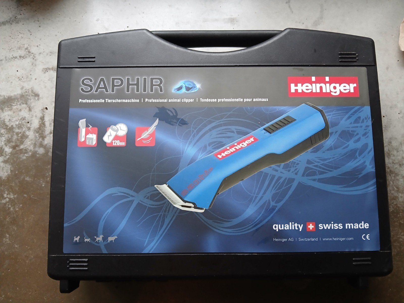 Heiniger Saphir tondeuse, Dieren en Toebehoren, Heiniger, Ophalen of Verzenden, Gebruikt, Scheerapparatuur