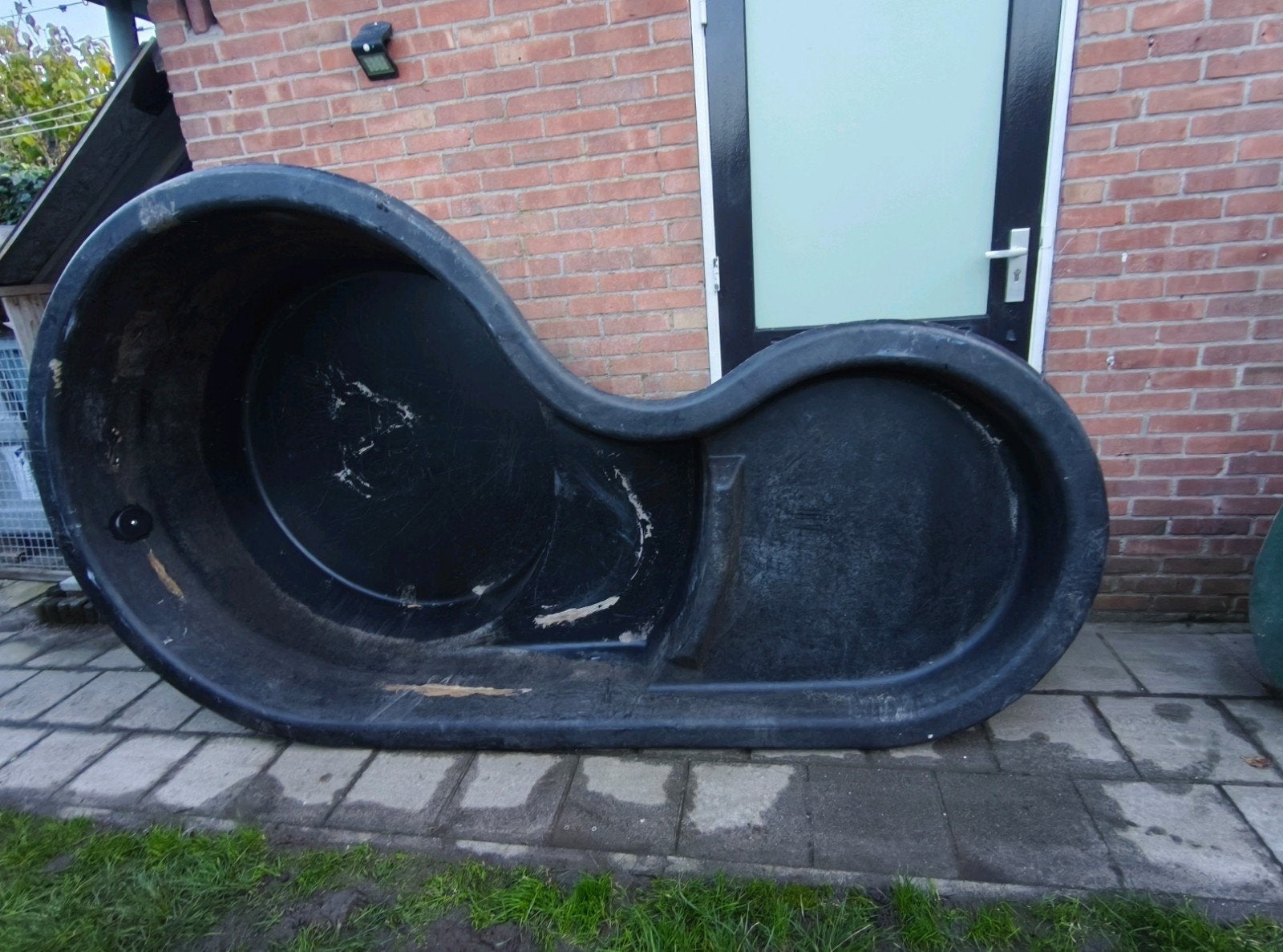Voorgevormde polyester vijver vijverbak, Ophalen, Gebruikt