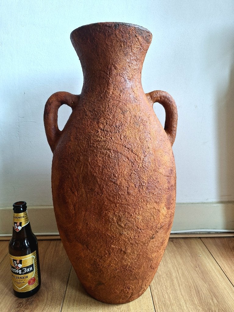Grote terracotta amfora / kruik / vaas / pot met handvatten, Ophalen
