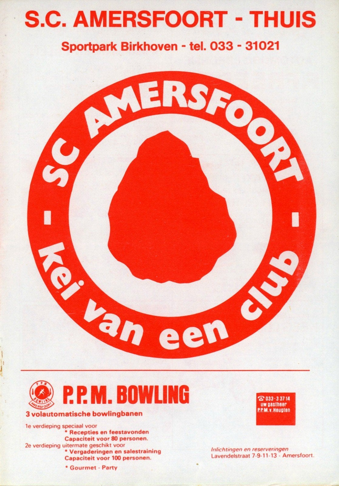 Gezocht SC Amersfoort programma boekjes, Ophalen of Verzenden, Gebruikt, Boek of Tijdschrift