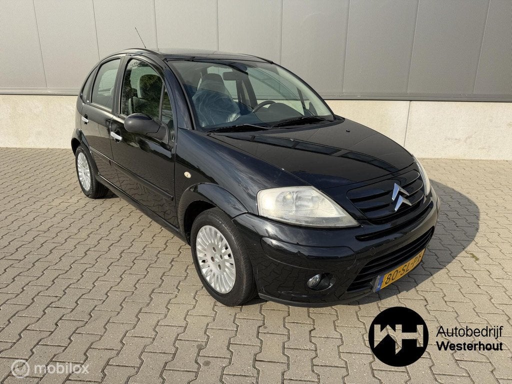 Citroen C3 1.4i-16V Exclusive|PANODAK|AUTOMAAT|AIRCO|CRUISE, Auto's, 1160 kg, 4 cilinders, Zwart, Origineel Nederlands